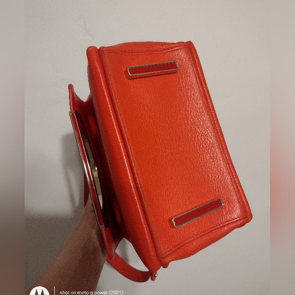 Christian Louboutin Coral Red Passage Leather Crossbody Bag π - Picture 14 of 17